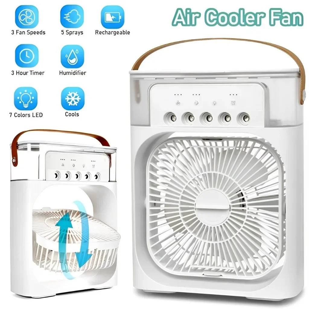 3 in 1 Air Cooler with LED & Humidifier