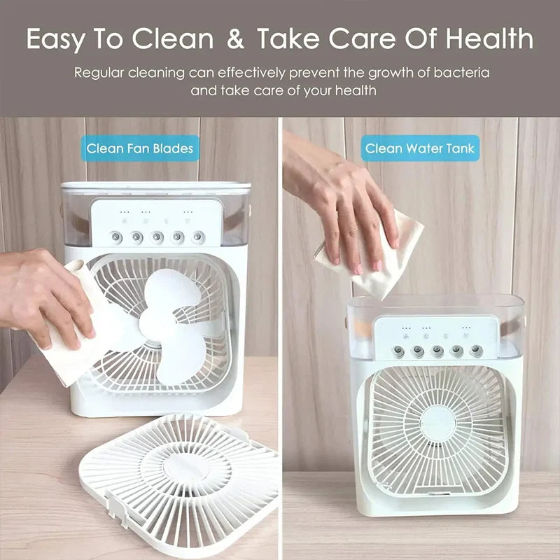 3 in 1 Air Cooler with LED & Humidifier